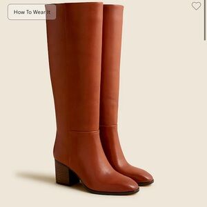 Jcrew Sadie knee-high boots in leather